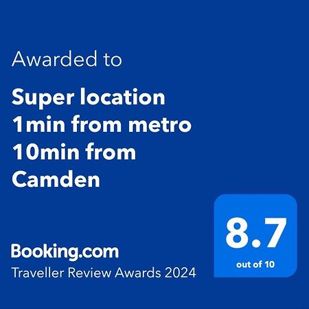 Super Location 1Min From Metro 10Min From Camden Leilighet London Eksteriør bilde
